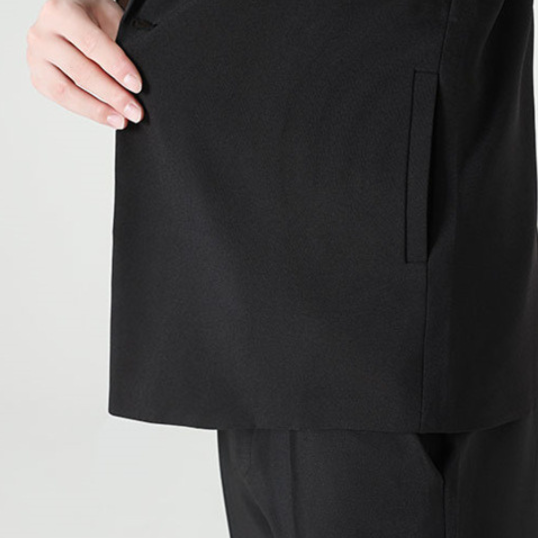 Sienna | Stijlvolle smart casual set in de kleur Zwart voor heren in Smart-casual stijl ideaal voor de herfst.