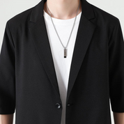 Sienna | Stijlvolle smart casual set in de kleur Zwart voor heren in Smart-casual stijl ideaal voor de herfst.