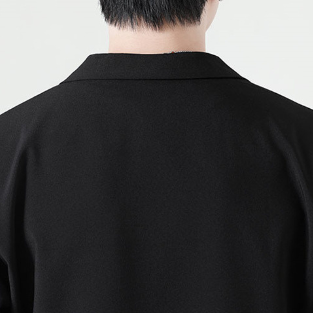 Sienna | Stijlvolle smart casual set in de kleur Zwart voor heren in Smart-casual stijl ideaal voor de herfst.