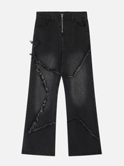 Sofie | Dames losse jeans in de kleur Zwart voor dames in stijl geschikt voor alle seizoenen.