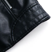 Sophie | Stijlvolle leren jas in de kleur Zwart voor dames in stijl ideaal voor de herfst.