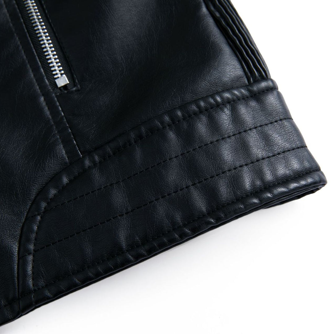 Sophie | Stijlvolle leren jas in de kleur Zwart voor dames in stijl ideaal voor de herfst.