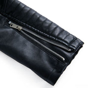 Sophie | Stijlvolle leren jas in de kleur Zwart voor dames in stijl ideaal voor de herfst.