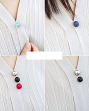 Sophie | Vaste anti-expositie spelden (10 stuks/set) in de kleur Zwart voor dames in stijl geschikt voor alle seizoenen.