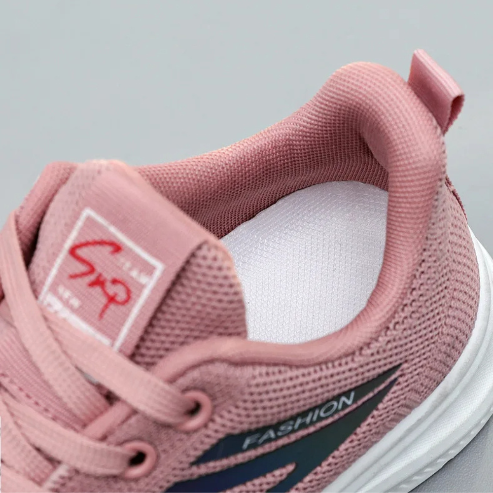 Sportieve ademende wandelschoenen met veters in de kleur 36 voor dames in Outdoor stijl geschikt voor alle seizoenen.