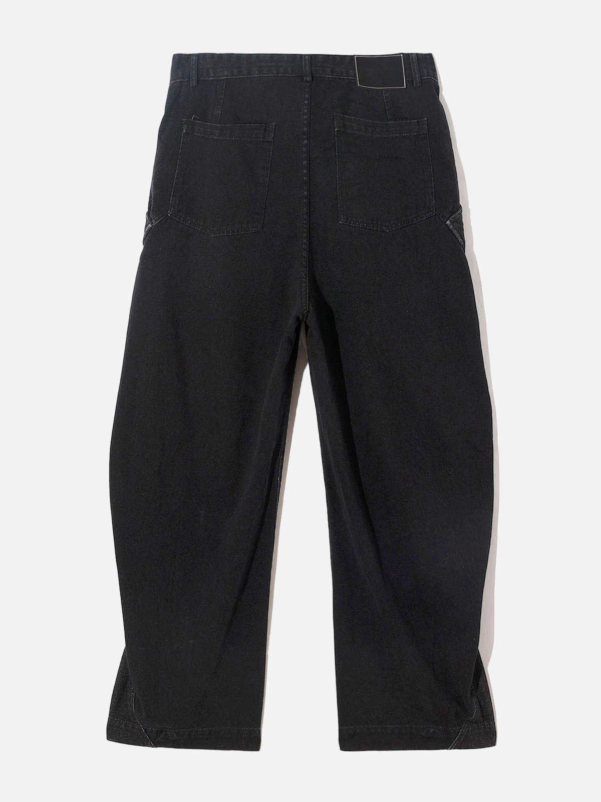 Sven | Baggy jeans voor heren in de kleur Zwart voor heren in Streetwear stijl geschikt voor alle seizoenen.