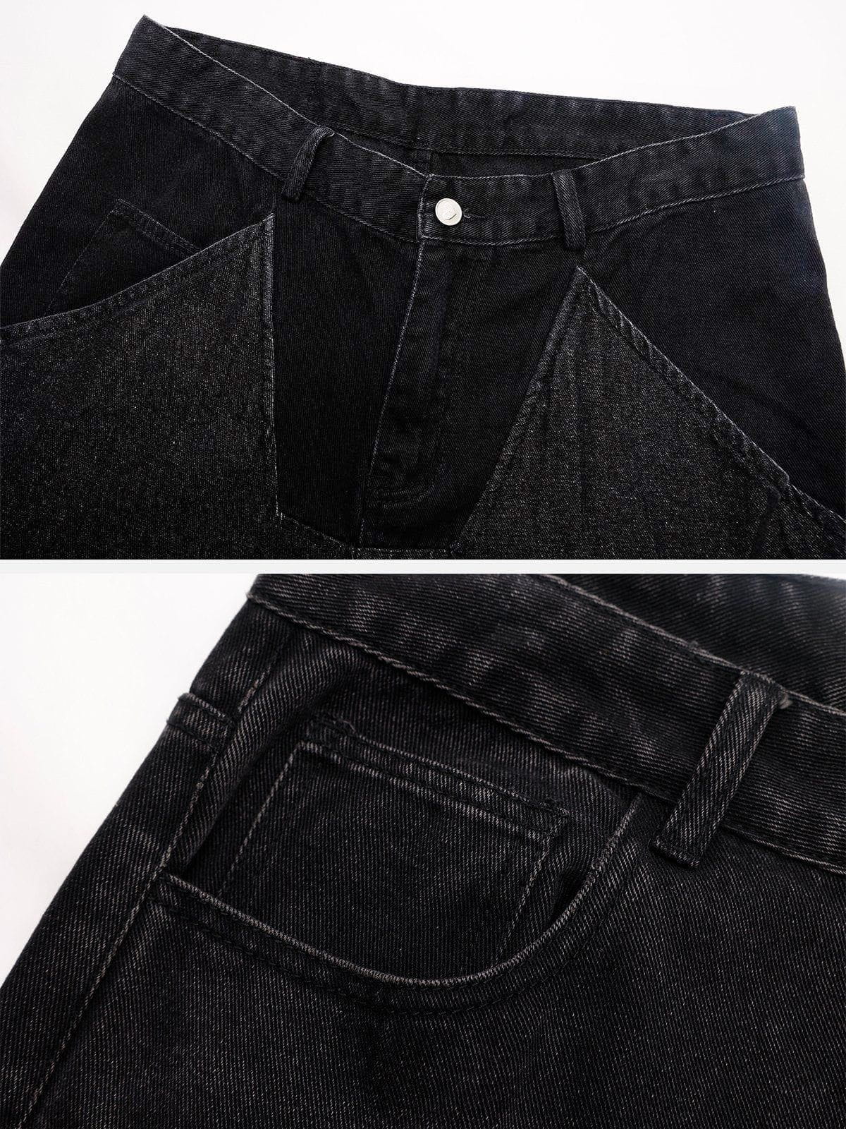 Sven | Baggy jeans voor heren in de kleur Zwart voor heren in Streetwear stijl geschikt voor alle seizoenen.