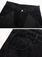 Sven | Baggy jeans voor heren in de kleur Zwart voor heren in Streetwear stijl geschikt voor alle seizoenen.