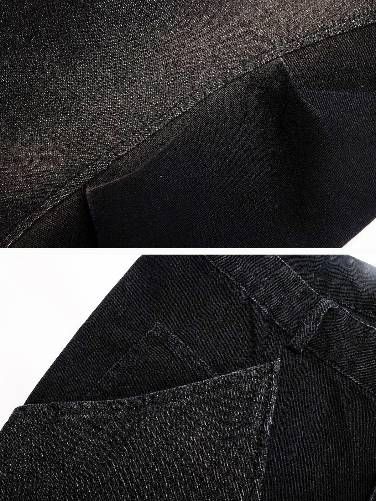 Sven | Baggy jeans voor heren in de kleur Zwart voor heren in Streetwear stijl geschikt voor alle seizoenen.