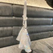 Sylvie Bag | Unieke tas om je outfit een upgrade te geven in de kleur Zilver voor dames in stijl geschikt voor alle seizoenen.