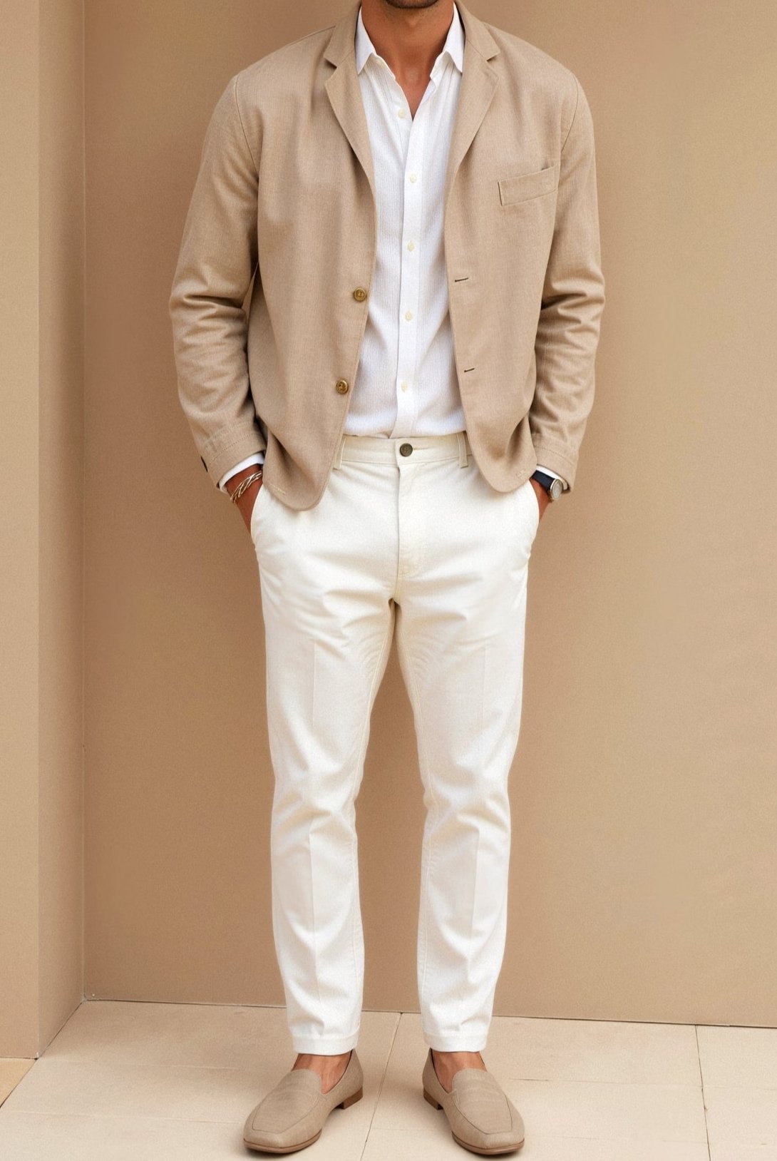 Teun | Stijlvol Casual Pakjack met Colbertkraag