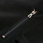 Teun | Lederen herenjas in de kleur Zwart voor heren in stijl ideaal voor de herfst.