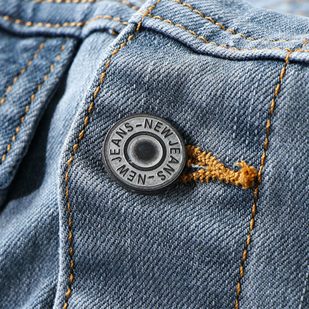 Thierry | Heren spijkerjas in de kleur Donkerblauw voor heren in stijl geschikt voor alle seizoenen.