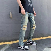 Thijs | Casual herenbroek in de kleur Blauw voor heren in stijl ideaal voor de winter