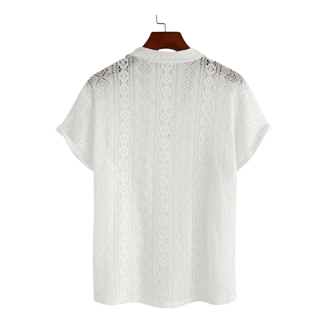 Thijs | Stijlvolle heren zomerset in de kleur Oranje voor heren in stijl ideaal voor de zomer.