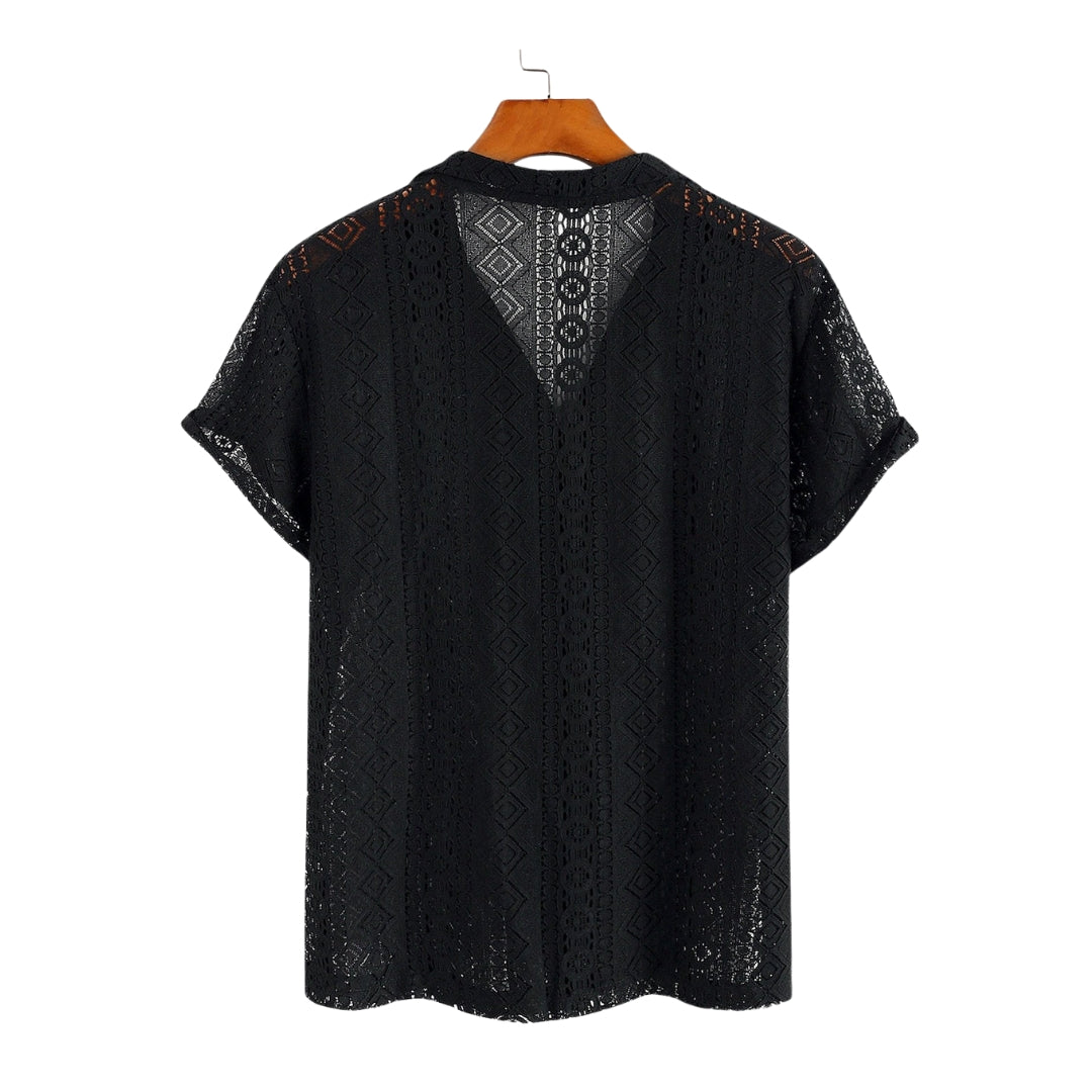 Thijs | Stijlvolle heren zomerset in de kleur Oranje voor heren in stijl ideaal voor de zomer.