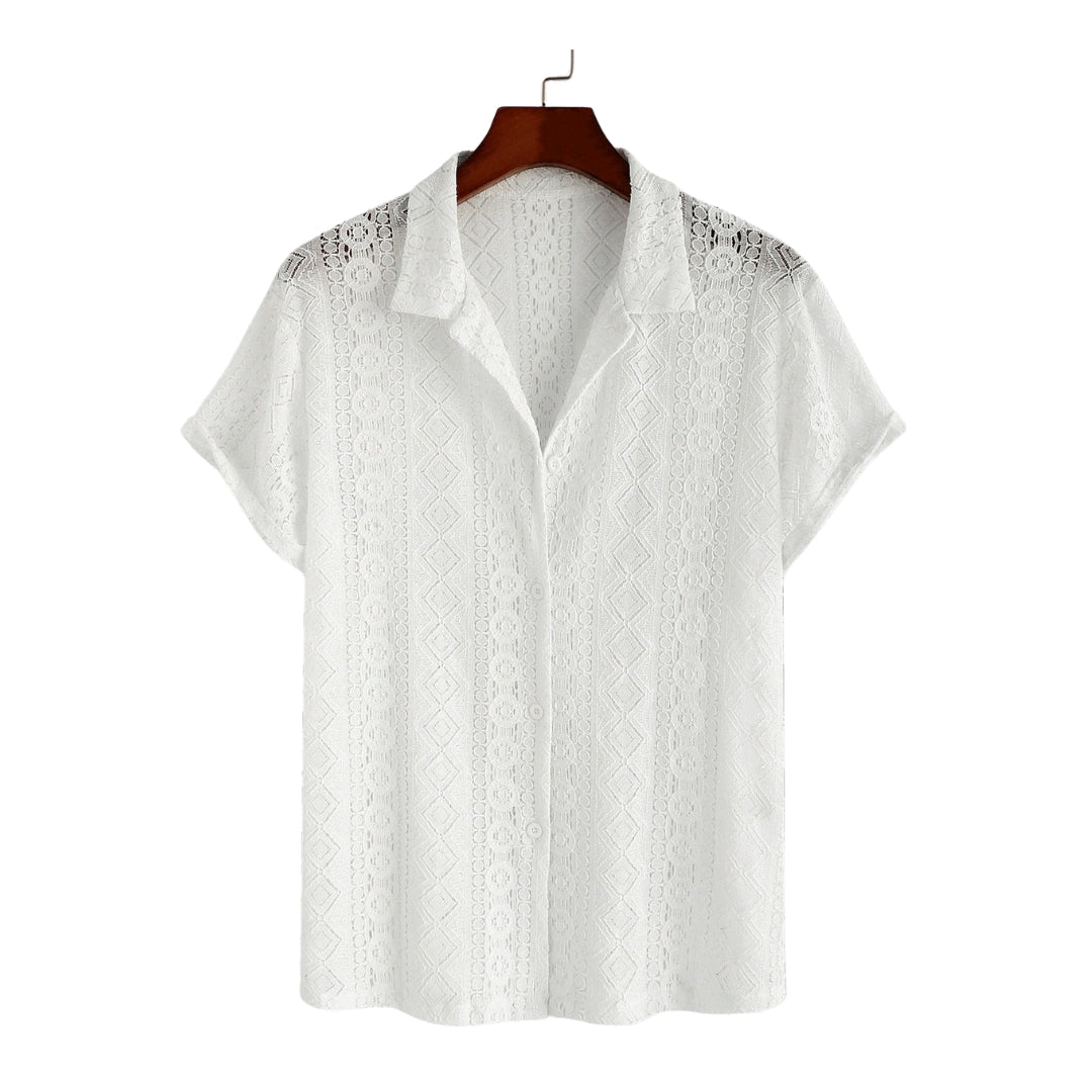 Thijs | Stijlvolle heren zomerset in de kleur Oranje voor heren in stijl ideaal voor de zomer.