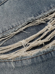 Tijn | Baggy Jeans voor heren in de kleur Blauw voor heren in Streetwear stijl ideaal voor de herfst.