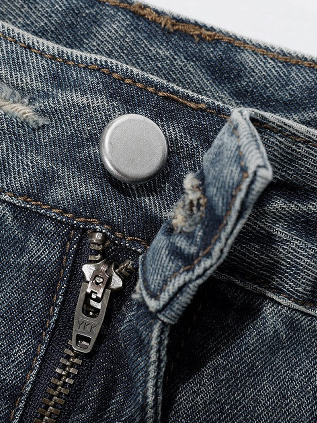 Tijn | Baggy Jeans voor heren in de kleur Blauw voor heren in Streetwear stijl ideaal voor de herfst.