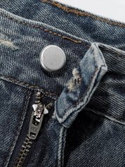 Tijn | Baggy Jeans voor heren in de kleur Blauw voor heren in Streetwear stijl ideaal voor de herfst.