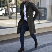 Tim | Extreem modieuze heren trenchcoat in de kleur Lichtbruin voor heren in Heritage stijl ideaal voor de herfst.