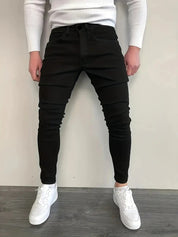 Tom | Stretch Slim-Fit Jeans in meerdere kleuren in de kleur Zwart voor heren in Formal stijl geschikt voor alle seizoenen.