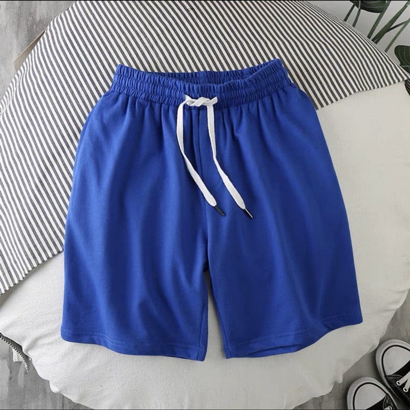 Tomas | Heren vrijetijdsshort in de kleur Blauw voor heren in stijl ideaal voor de zomer.