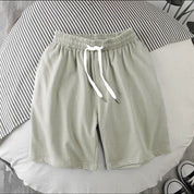 Tomas | Heren vrijetijdsshort in de kleur Grijs voor heren in stijl ideaal voor de zomer.