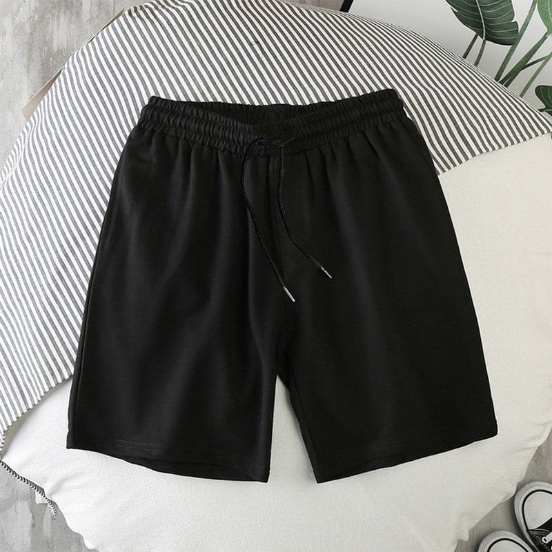 Tomas | Heren vrijetijdsshort in de kleur Zwart voor heren in stijl ideaal voor de zomer.