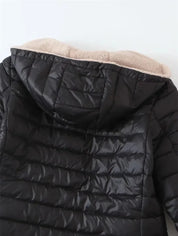 Tommy | Losse donsjas met capuchon voor dames in de kleur Groen voor dames in Outdoor stijl ideaal voor de winter