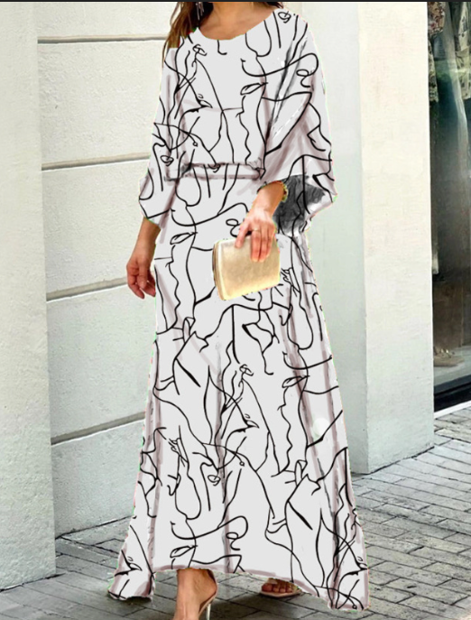 Tweedelige-set Sofia in de kleur Wit/Zwart voor dames in stijl ideaal voor de zomer.