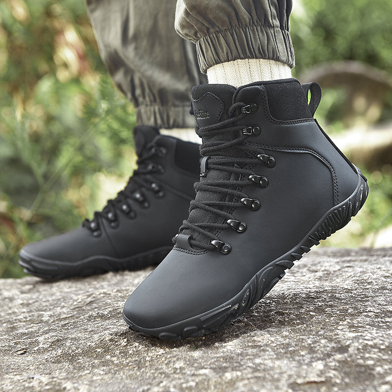 Vens | Waterdichte winterschoenen in de kleur Zwart voor heren in stijl ideaal voor de winter