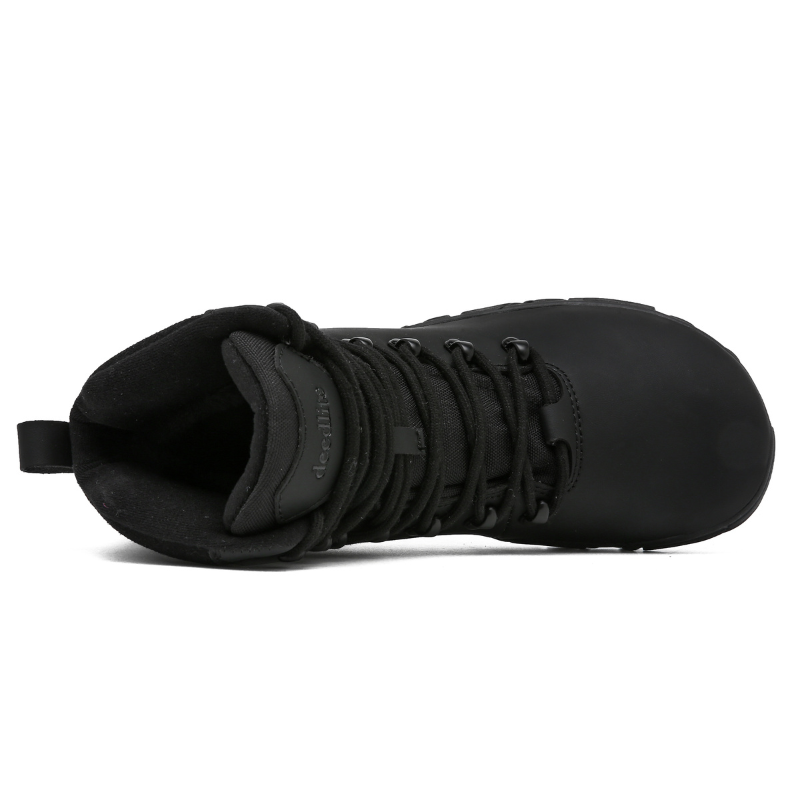 Vens | Waterdichte winterschoenen in de kleur Zwart voor heren in stijl ideaal voor de winter