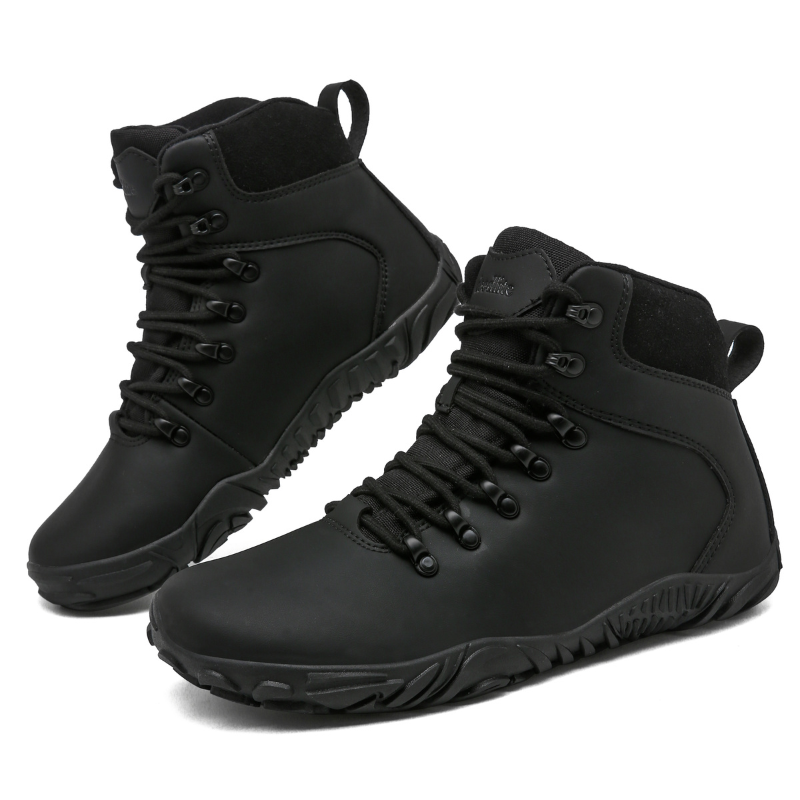 Vens | Waterdichte winterschoenen in de kleur Zwart voor heren in stijl ideaal voor de winter