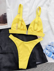Vera | Unieke & trendy bikini in de kleur Zwart voor dames in Beach stijl ideaal voor de zomer.