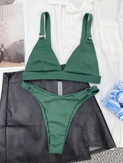 Vera | Unieke & trendy bikini in de kleur Zwart voor dames in Beach stijl ideaal voor de zomer.