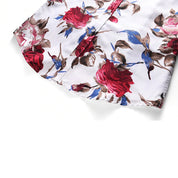 Wendell | Heren overhemd met bloemenprint in de kleur Zwart voor heren in stijl ideaal voor de herfst.