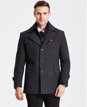 Ralph | Winter wool warm pea coat afbeelding 1