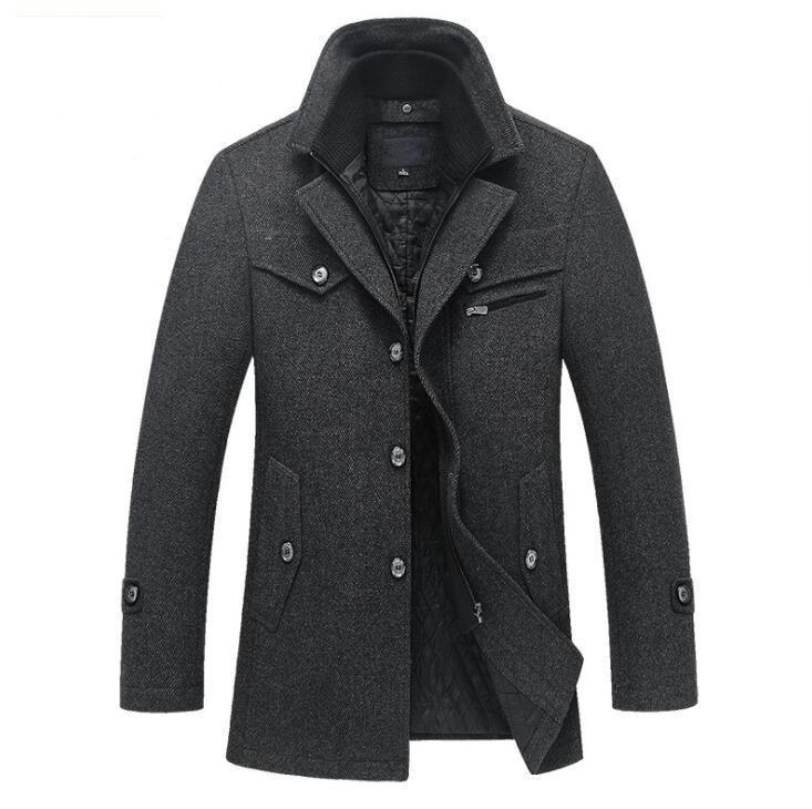 Ralph | Winter wool warm pea coat afbeelding 2