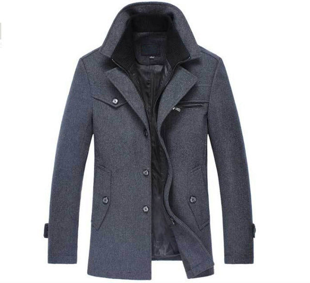 Ralph | Winter wool warm pea coat afbeelding 3