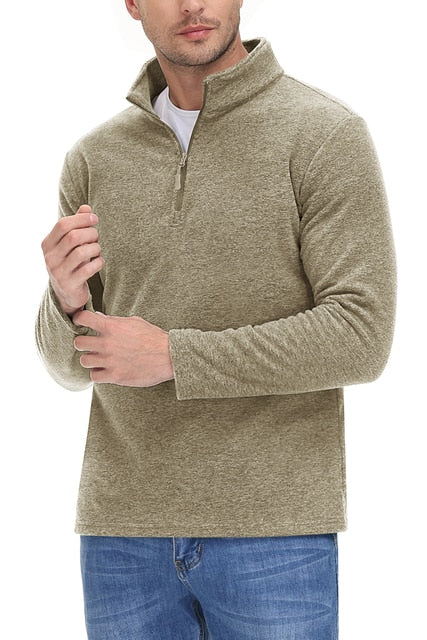 Zipper voor mannen in de kleur Beige voor heren in stijl geschikt voor alle seizoenen.