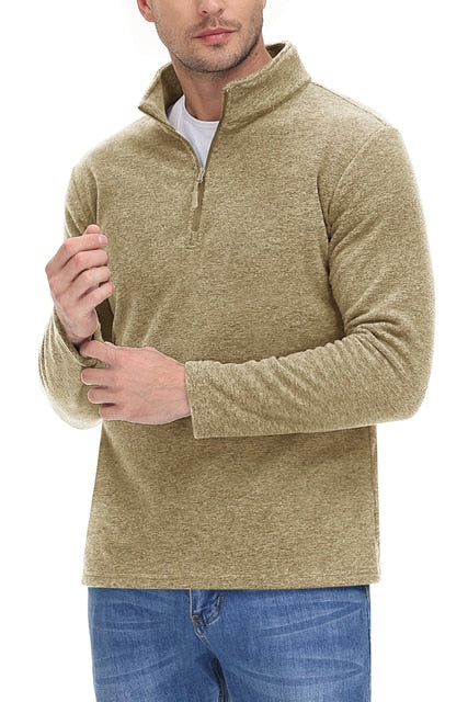 Zipper voor mannen in de kleur Beige voor heren in stijl geschikt voor alle seizoenen.