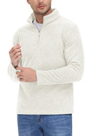 Zipper voor mannen in de kleur Wit voor heren in stijl geschikt voor alle seizoenen.