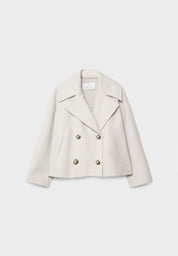 Stijlvolle Korte Double Breasted Jas - Zoe