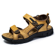 Hudson | Orthopedische Sandalen met klitterband voor mannen en vrouwen in de kleur Kameel voor heren in stijl geschikt voor alle seizoenen.