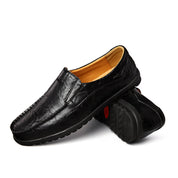 Orthopedische Heren Leren Loafers in de kleur Bruin voor heren in Smart-casual geschikt voor alle 4 seizoenen.