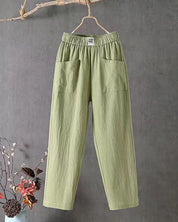 Pantalon voor vrouwen in de kleur Groen voor dames in Formal stijl ideaal voor de herfst.