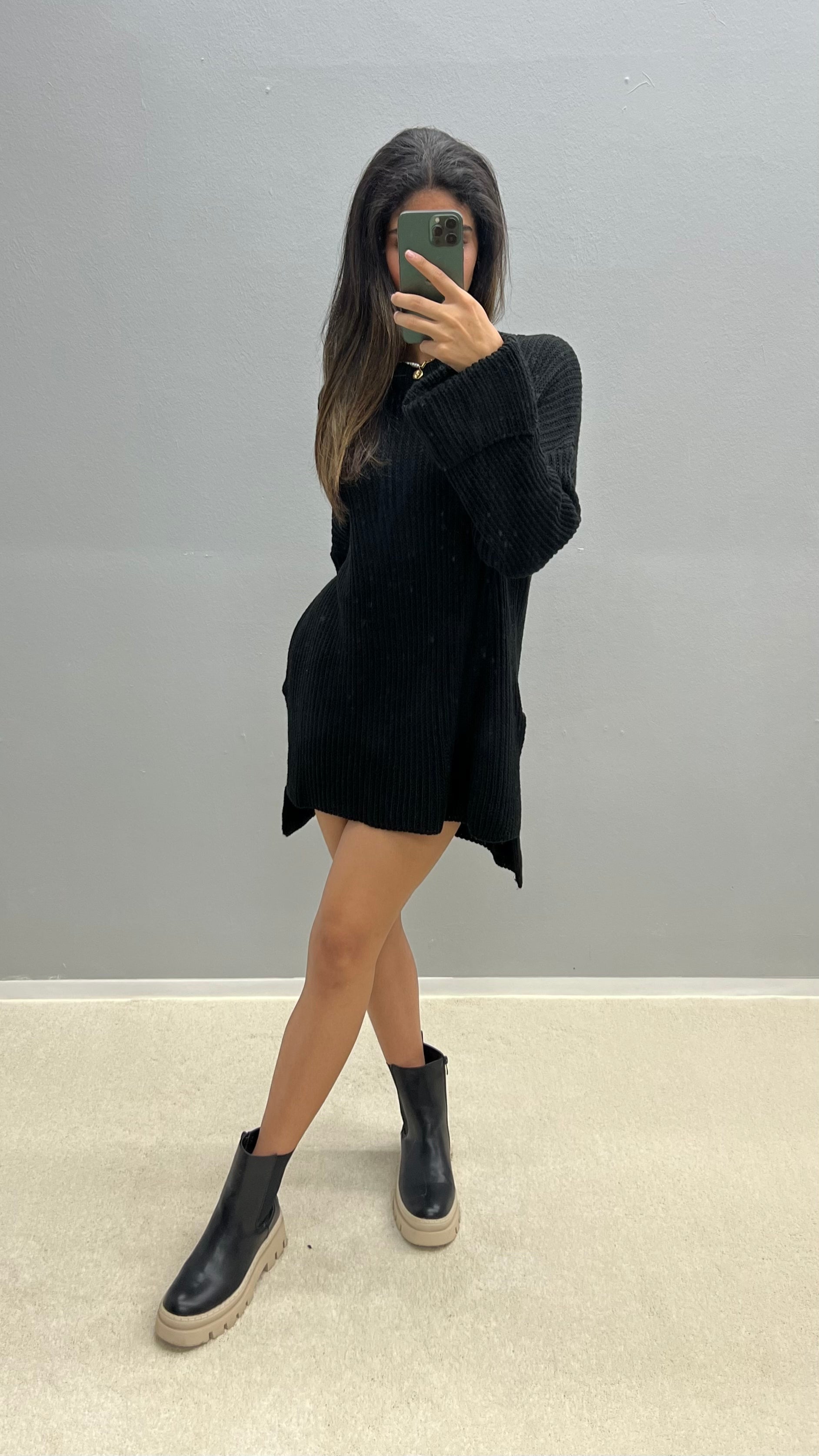 Pullover trui in de kleur Zwart voor dames in Heritage stijl ideaal voor de herfst.