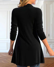 Top met patchwork en ruches in de kleur Rood voor in stijl ideaal voor de herfst.