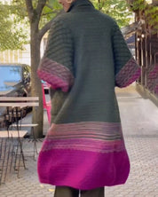 Vest met kleurblokken en lantaarnmouwen in de kleur Gemengde kleur voor dames in stijl ideaal voor de herfst.